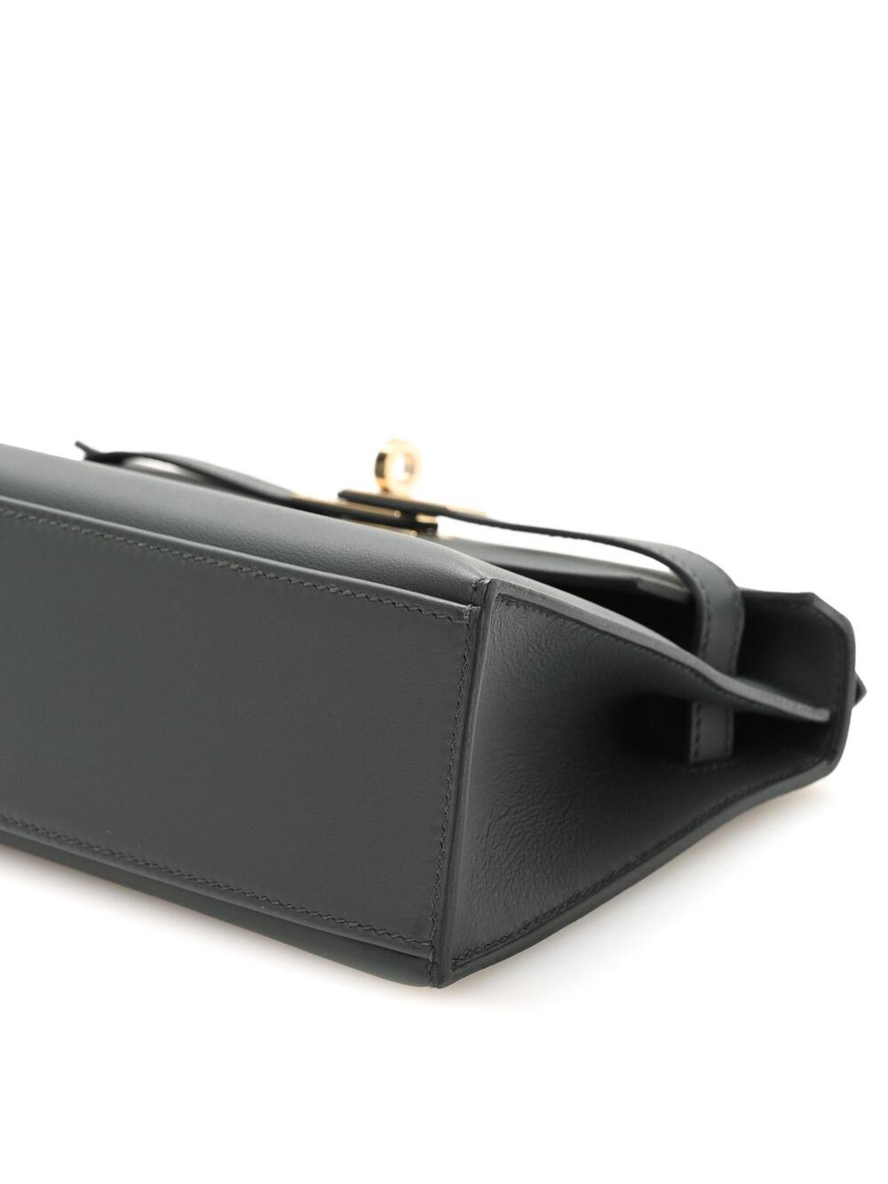 Hermes Swift Kelly Pochette Clutch Vert #337489H24B - Picture 8 of 9